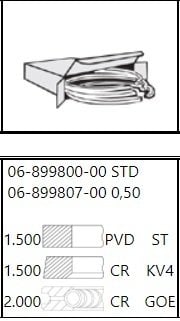 Vw Amarok 3.0Tdı Ddx Segman 83.50Mm 059198151Ab 059198151Ab