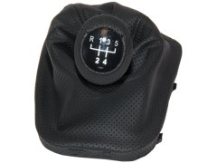 Topuzlu Vites Körüğü E46 -5 İleri- Man.Şanz; (Siyah; Noktalı; Suni Deri) - 1434098/298BK