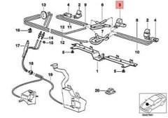 CAM SU FİSKİYESİ E38 BMW 61668352900