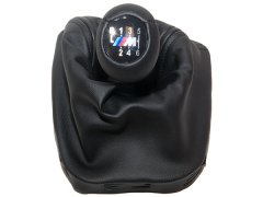 Topuzlu Vites Körüğü E46 -6 İleri- Man.Şanz (Siyah; Suni Deri) -///M- - 1434426/884BK