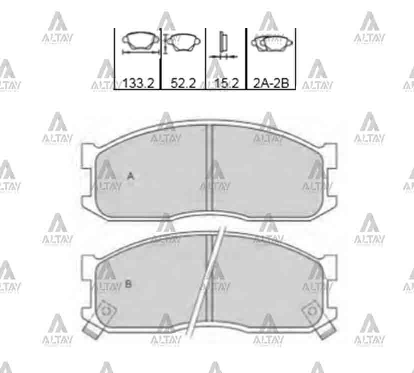 Fren Balata E-2200 / Besta Ön