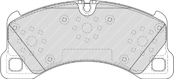 Vw Q7 Touareg Porsche Fren Balatası Ön 7P6698151B 7L0698151M 7L0698151N 7P0698151B 7P669815