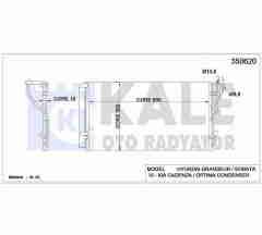 Radyatör Klima Sonata 10=> / Optima 12=> 976063R000