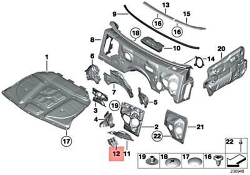 DAVLUNBAZ TAKOZU F10 BMW 51487232607