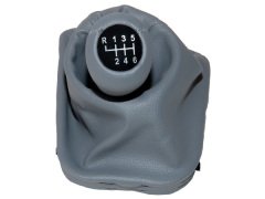 Topuzlu Vites Körüğü E46 -6 İleri- Man.Şanz; (Gri; Suni Deri) - 1434426/817GR