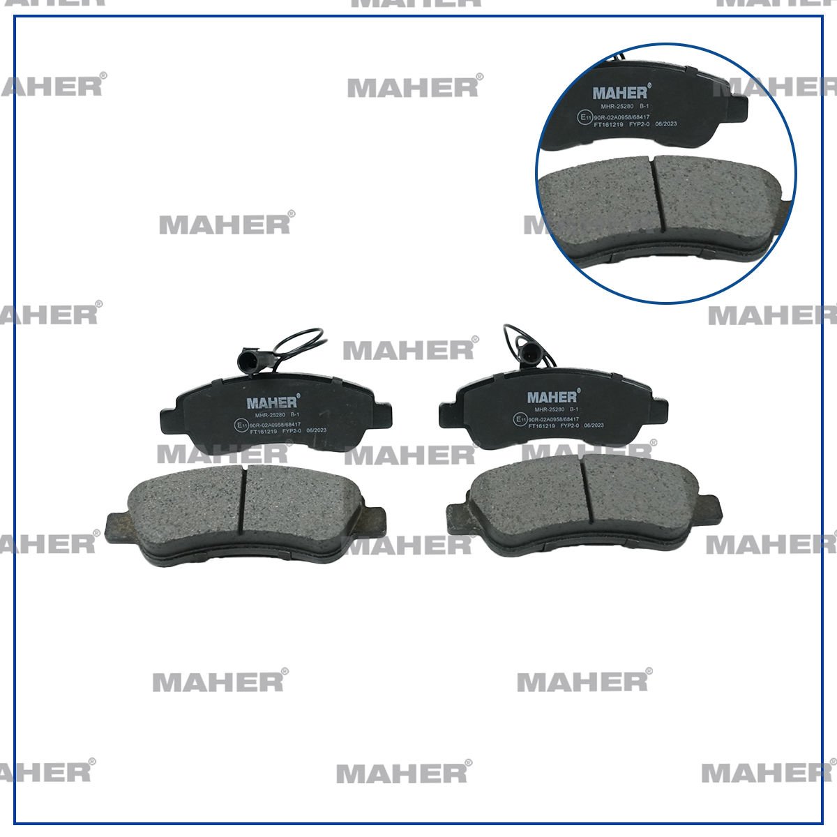 FREN BALATA DUCATO 12-14 / JUMPER 12-14 / BOXER 12-14 (ÇİFT FİŞLİ UZUNLUK 136.9mm) ARKA AKSESUARLI