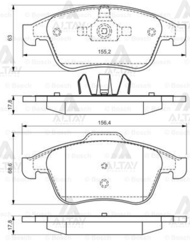 Fren Balata Laguna Iıı 07=> Ön 410602933R