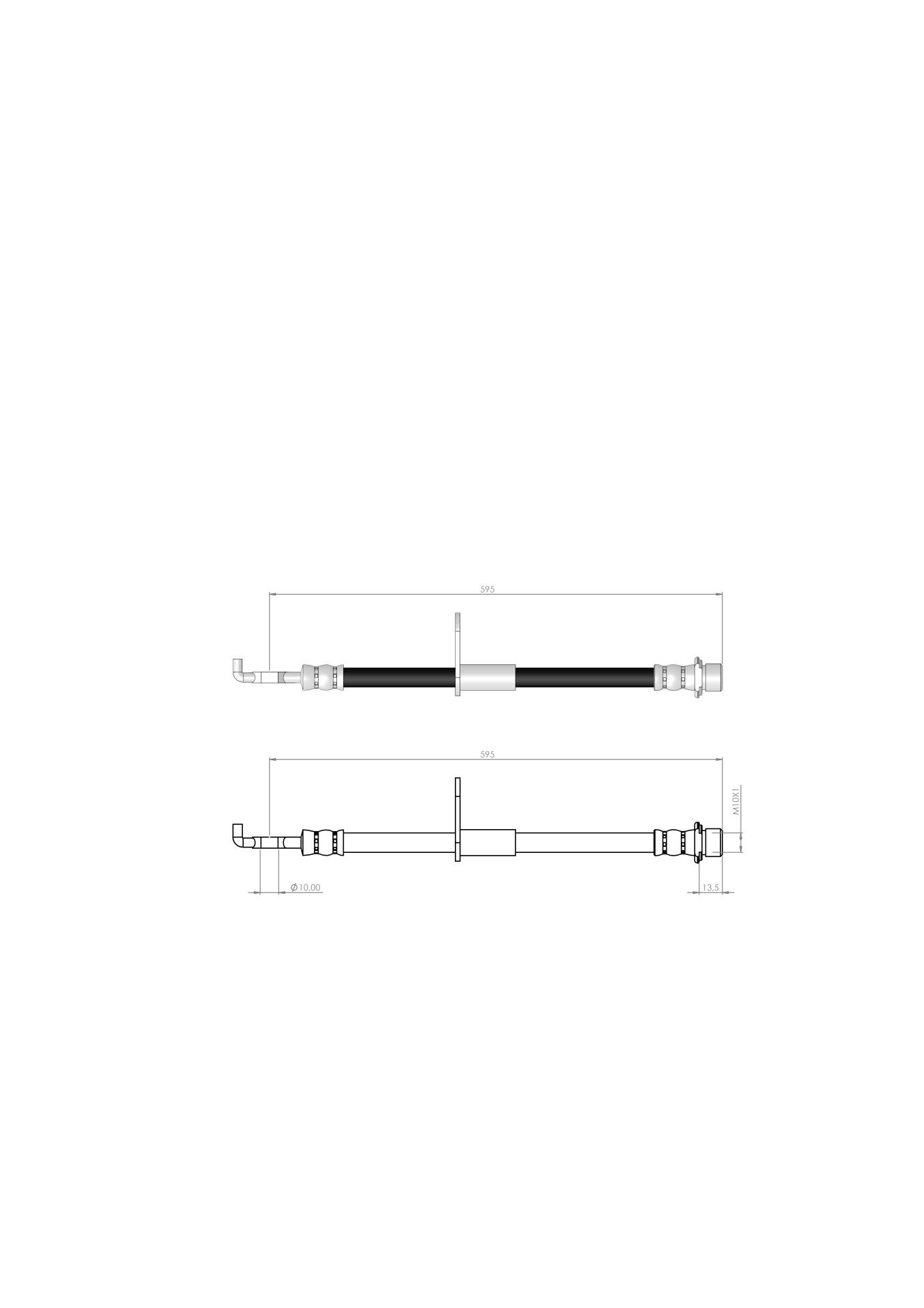 FREN HORTUMU ÖN  SOL COROLLA  (VVT) E12 02 - 07 9094702C48
