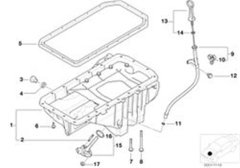 YAĞ KARTERİ BMW E46 M47 11137786610