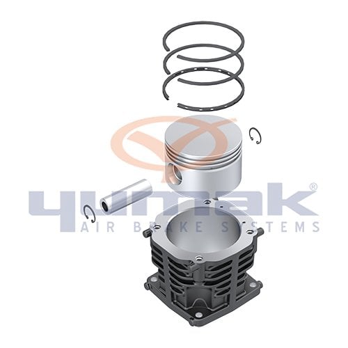 Kompresör Set (Gömlek+Piston+Segman) 90Mm Mercedes/Man Kuru Tip 4421300008 8871546Stdc 90843970 Rk.01.014
