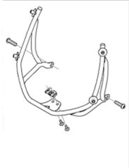 RÜZGARLIK TUTUCU SETİ BMW MOTOSİKLET K27 77337714440
