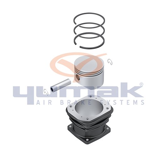 Kompresör Set (Gömlek+Piston+Segman) 88Mm Man 51541196003 Rk.01.456