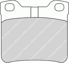 Peugeot Balata Arka 406 425208 21278 425208 425266 425326 Fqt1415 Fsl1415
