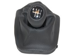 Topuzlu Vites Körüğü E46 -6 İleri- Man.Şanz; (Siyah; Noktalı; Suni Deri) - 1434426/818BK