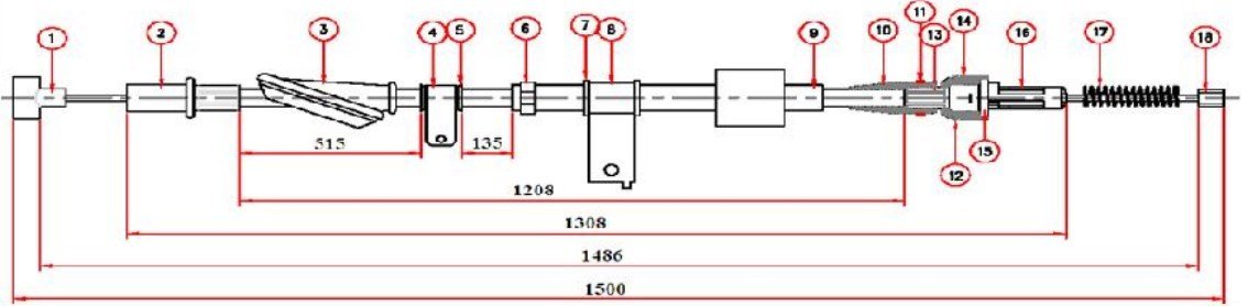 Arka El Fren Telı L/R- Swıft 89-96 Hb 5D Rcb136