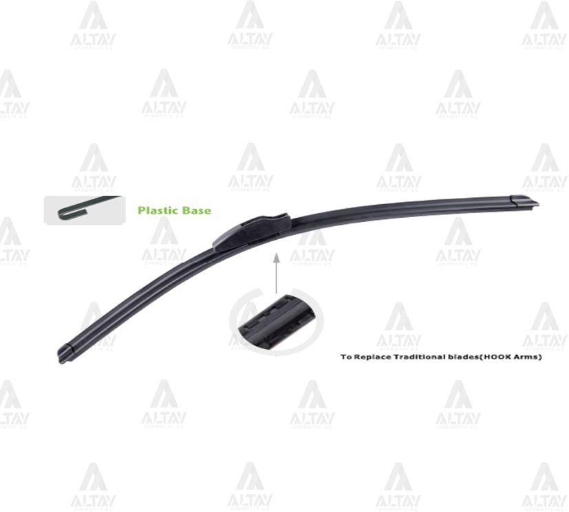Silecek Süpürgesi Muz Tip Retrofıt Üniversal 19'' (480Mm)