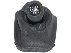 Topuzlu Vites Körüğü E46 -6 İleri- Man.Şanz; (Siyah; Noktalı; Suni Deri) -///M- - 1434426/883BK