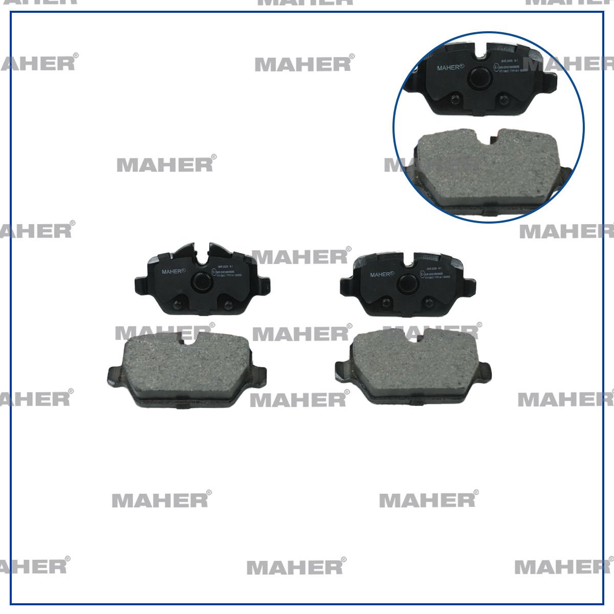 FREN BALATA BMW 1 SERİ 03-12 E87 / 1 SERİ 04-12 E81 / 3 SERİ 05-11 E90 ARKA