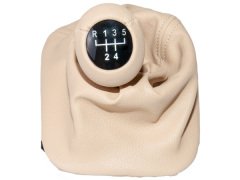 Topuzlu Vites Körüğü E30 -5 İleri- Man.Şanz; (Bej; Suni Deri) - ---