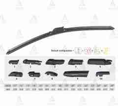 Silecek Süpürgesi Muz Tip 8 Aparatlı  Multı-Fıt 17'' (430Mm)