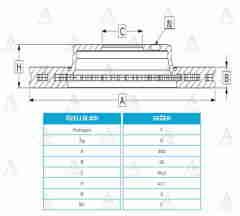 Fren Diski Cıvıc 07-15 / Crv 02-06 / Ön Havalı 282-5 45251Scae00