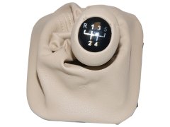 Topuzlu Vites Körüğü E30 -5 İleri- Man.Şanz; (Bej; Suni Deri) Işıklı - ---