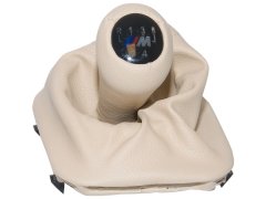 Topuzlu Vites Körüğü E30 -5 İleri- Man.Şanz; (Bej; Suni Deri) Işıklı -///M- - ---