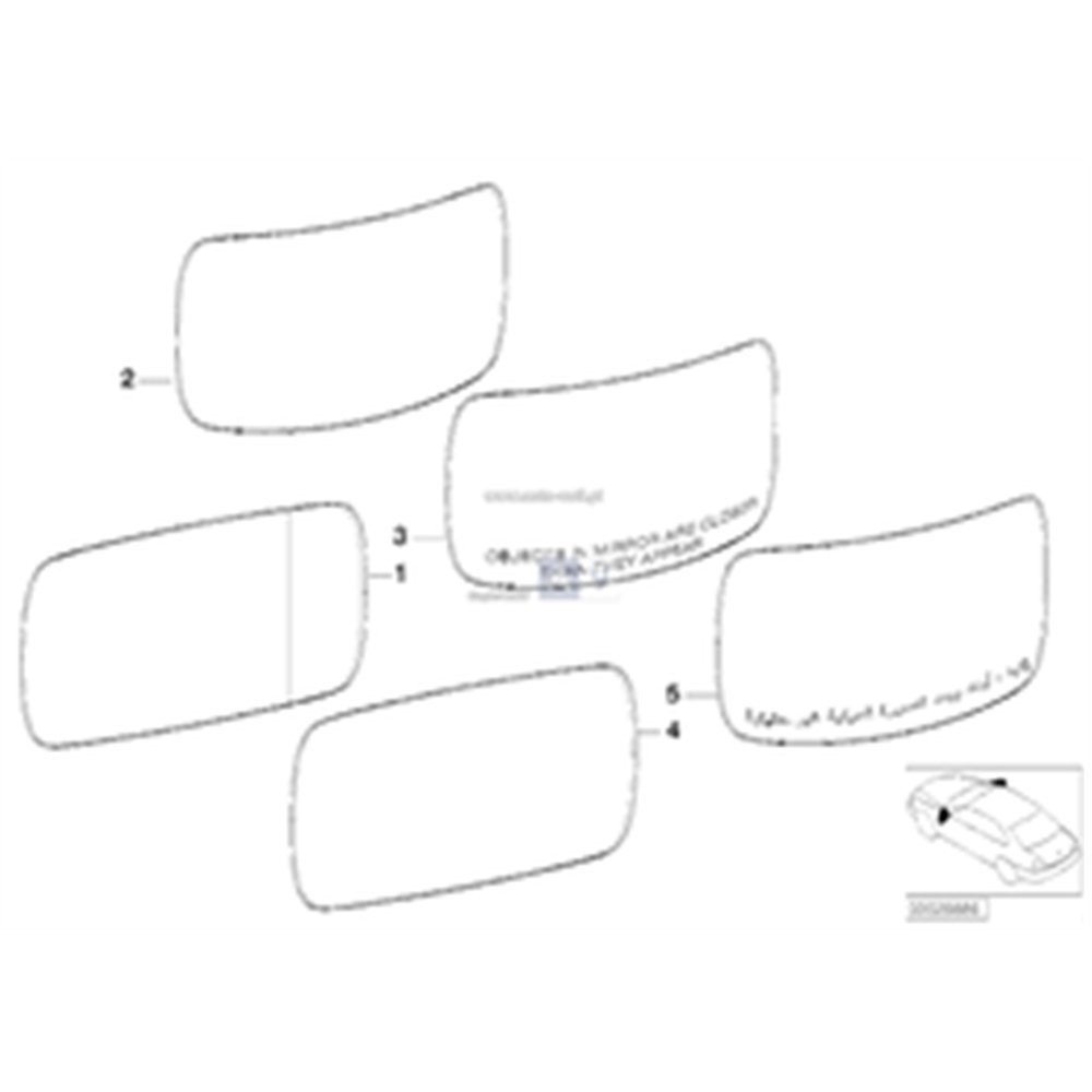 AYNA CAMI E39/L SARI 03/99-05/00 BMW 51167001757