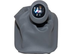 Topuzlu Vites Körüğü E30 -5 İleri- Man.Şanz; (Gri; Suni Deri) Işıklı -///M- - ---