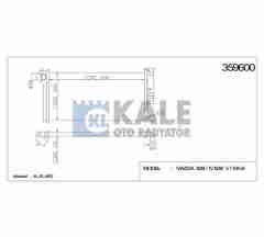 Radyatör Su 626  92-01 2.0 (Mt) Brazıng Fsj315200A