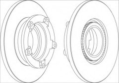 Bmw E36-E46 Arka Disk Dolu Takım 34211158936 34211162289 34211164511 34211165457 3421685515