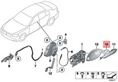KİLİT KAPAĞI F10 BMW 51217292576