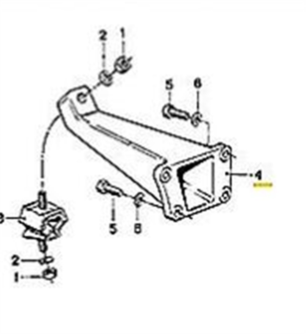MOTOR KULAĞI SAĞ BMW E21 E12 1.8 1982-1996 7 SERİSİ 11811175711