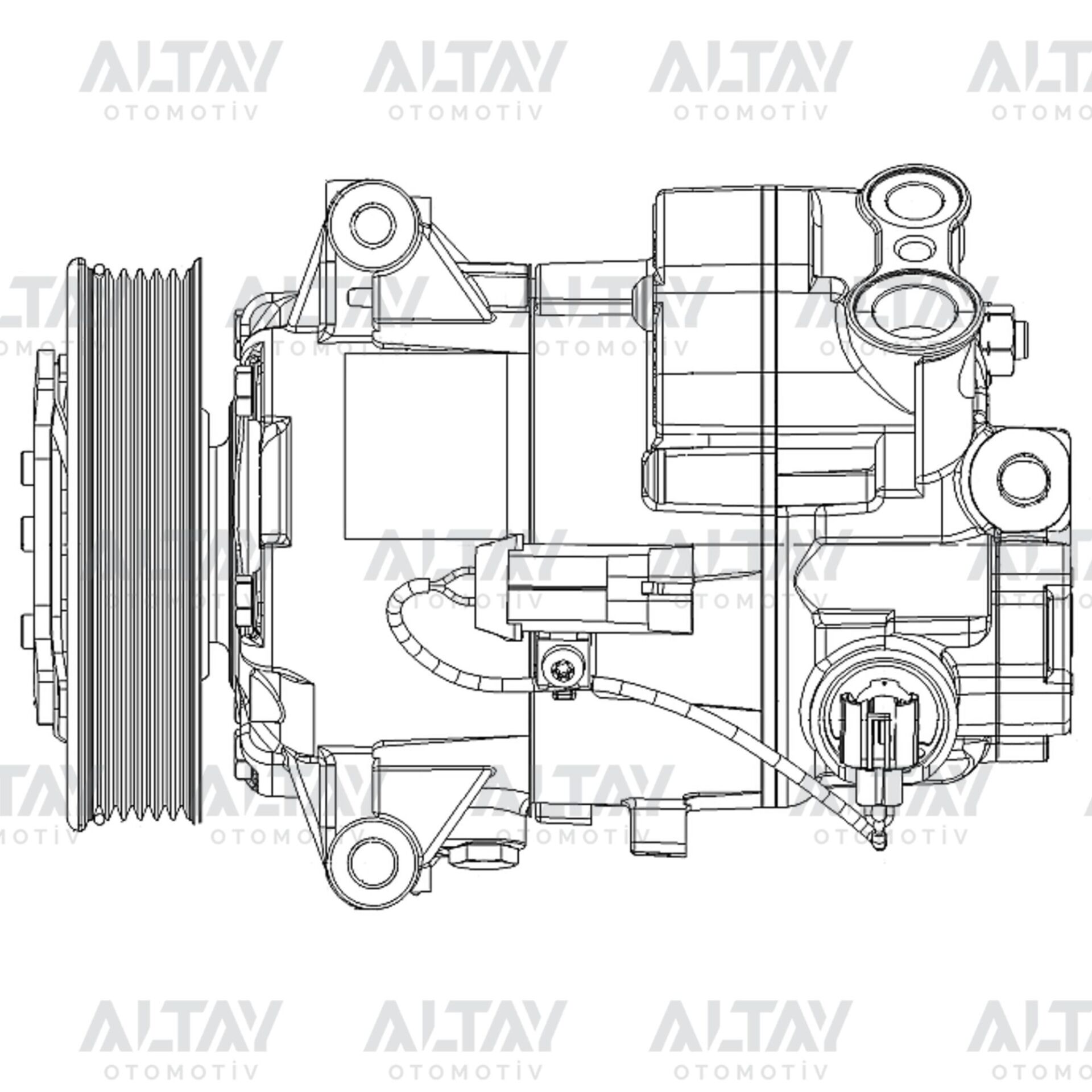 KLIMA KOMPRESORU ASTRA J / INSIGNIA A A16XER-B16XER-A16LET-A18XER-B18XER