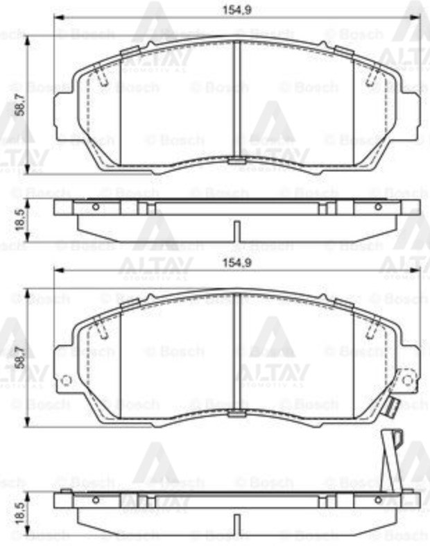 Fren Balata Crv 13-18 1.6 I-Dtec Ön 45022T1Gg01
