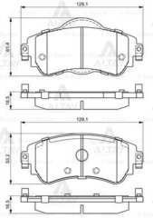 Fren Balata C4 09=> Ön 4254A9