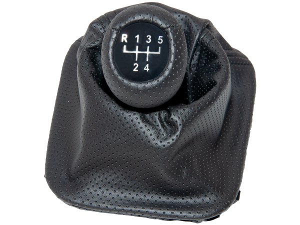 Topuzlu Vites Körüğü E30 -5 İleri- Man.Şanz; (Siyah; Noktalı; Suni Deri) - ---