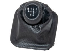 Topuzlu Vites Körüğü E30 -5 İleri- Man.Şanz; (Siyah; Noktalı; Suni Deri) - ---