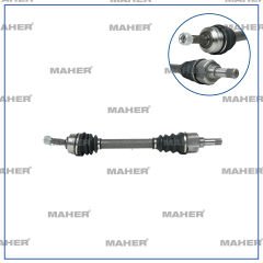 AKS KOMPLE ÖN C2 03-09 / C3 02-09 / SOL 1.4HDI M-T BE ŞANZIMAN 631mm