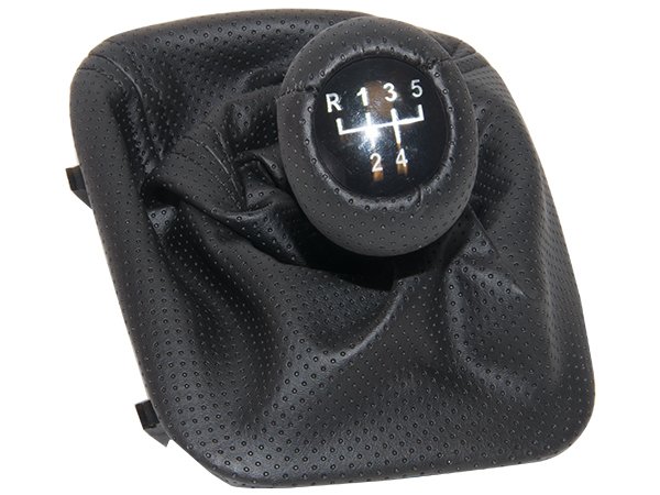 Topuzlu Vites Körüğü E30 -5 İleri- Man.Şanz; (Siyah; Noktalı; Suni Deri) Işıklı - ---