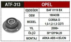 Opel Porya Arka Corsa D Kampana Absli 1604358 1604018 1604358 420004