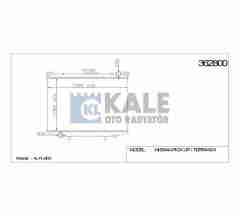 Radyatör Su Pıckup 86-97 D-21 / Terrano 89-96 26Mm (Mt) Brazıng 2144010G00