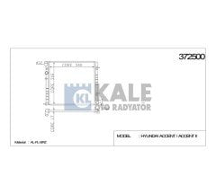 Radyatör Su Accent 00-02 1.3 - 1.5 (Mt) Brazıng 2531025Q11