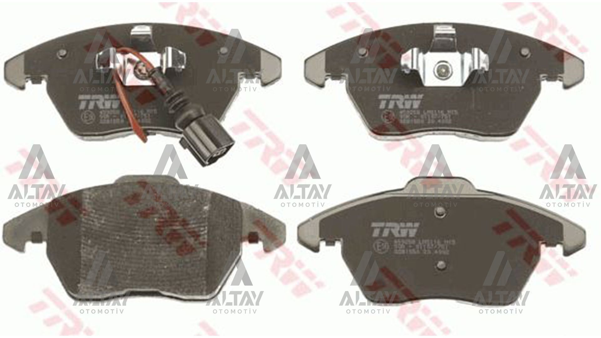 FREN BALATA PASSAT 08-12 / CADDY III 04-15 / GOLF5-VI 03-13 / PASSAT 05-08 FİŞLİ ÖN