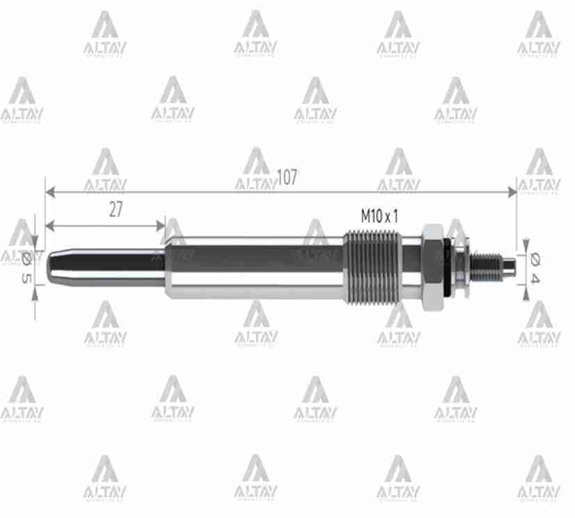 Kızdırma Bujisi (Isıtma) Grand Vıtara / Partner / Cıtroen Berlıngo / C4 / C5 2.0 Hdı / 11V. 596066