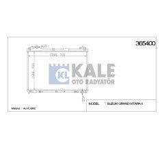 Radyatör Su Grand Vıtara 05-15 1.6 3K (At) Brazıng 1770066J10