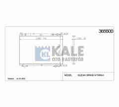 Radyatör Su Grand Vıtara 05-15 2.0 / 2.4 J20A / J24A (At) Brazıng 1770065J10