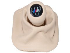 Topuzlu Vites Körüğü E34 -5 İleri- Man.Şanz; (Bej; Suni Deri) -///M- - 25111221529BG