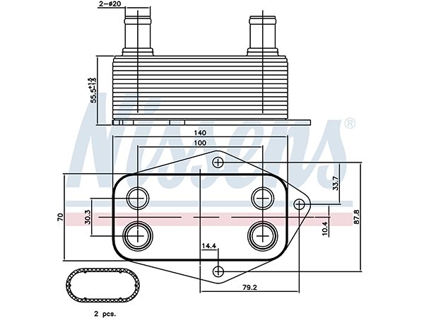 Motor Yağ Radyatörü M47 [E39 E46] - 90675