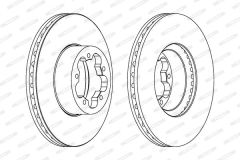 Ford Transıt Ön Fren Diski 13713930 1371393 13713930 1503287 2256302 6C111125Aa 6C111125Ab
